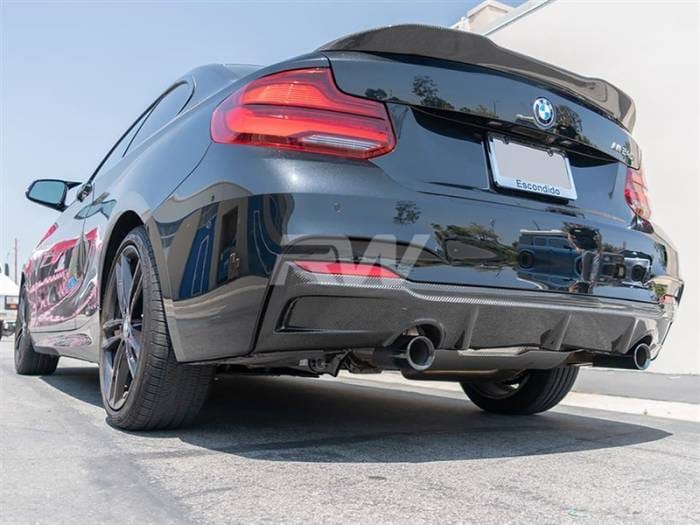 BMW F22 F23 Exotics Style Carbon Fiber Rear Diffuser bmwf22007 thumbnail 4