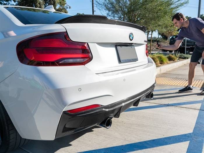BMW F22 F23 Exotics Style Carbon Fiber Rear Diffuser bmwf22007 thumbnail 5