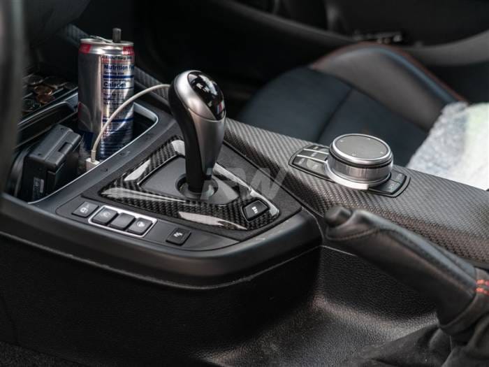 BMW F87 M2 Comp/CS CF Alcantara Console Trim bmwf8730 thumbnail 2