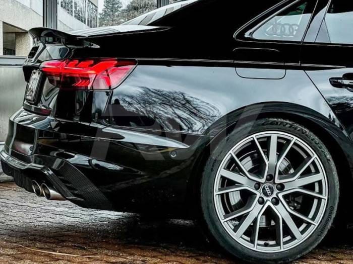 Audi B9 A4 S-Line S4 Carbon Fiber Rear Diffuser audib9a404 thumbnail 3