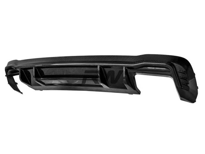 Audi B9 A4 S-Line S4 Carbon Fiber Rear Diffuser audib9a404 thumbnail 4