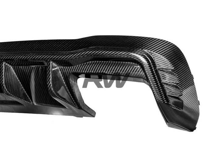Audi B9 A4 S-Line S4 Carbon Fiber Rear Diffuser audib9a404 thumbnail 6