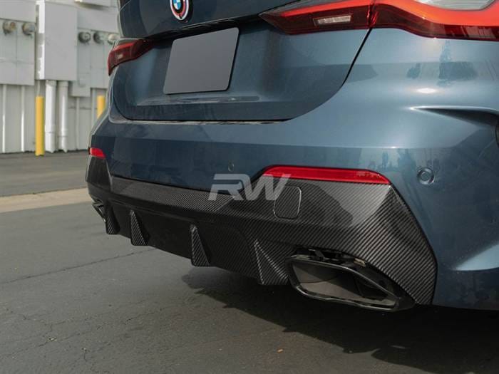 BMW G22/G23 4-Series Carbon Fiber Diffuser bmwg22011