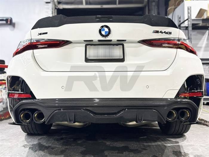 BMW G26 Gran Coupe 4-Series Carbon Fiber Diffuser bmwg2603 thumbnail 2