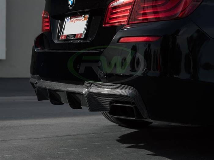 BMW F10 M Sport DTM Carbon Fiber Rear Diffuser bmwf10015