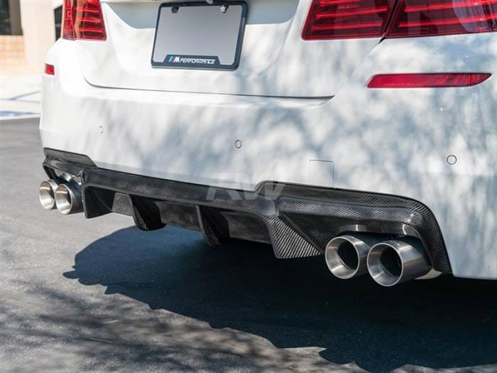 BMW F10 M Sport DTM Carbon Fiber Rear Diffuser bmwf10015 thumbnail 2