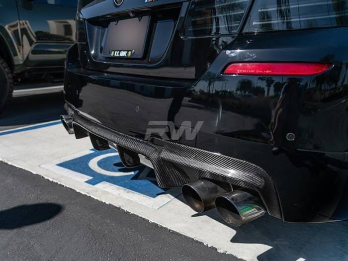 BMW F10 M Sport DTM Carbon Fiber Rear Diffuser bmwf10015 thumbnail 4