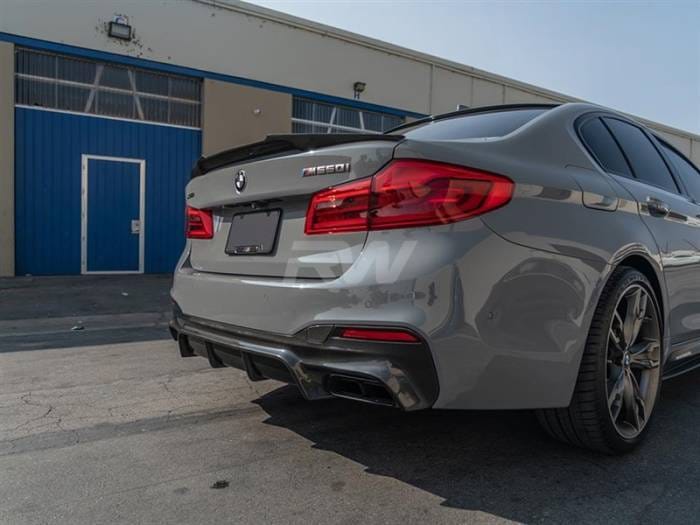BMW G30 EC Style Carbon Fiber Rear Diffuser bmwg30009 thumbnail 3