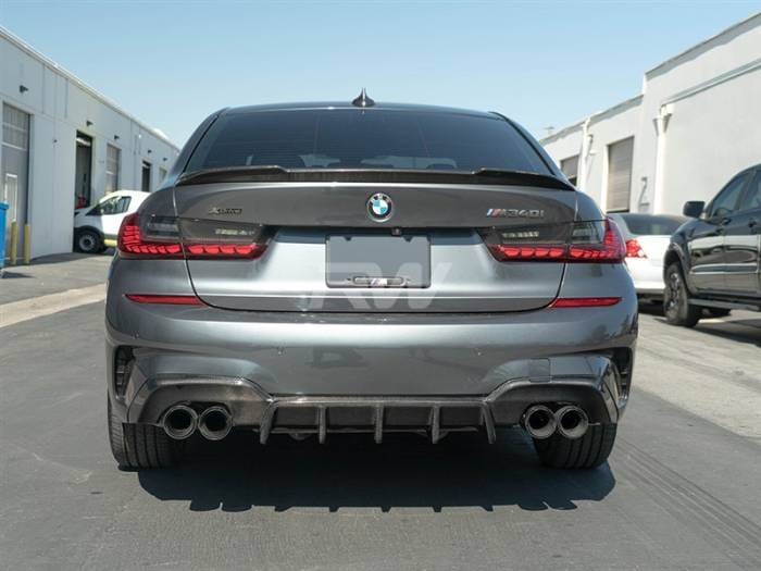 BMW G20 DTM Carbon Fiber Rear Diffuser bmwg20027 thumbnail 4