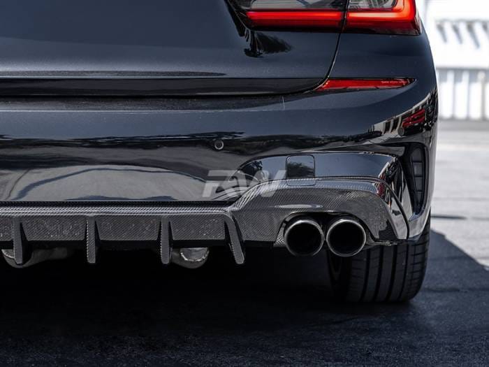 BMW G20 DTM Carbon Fiber Rear Diffuser bmwg20027 thumbnail 5