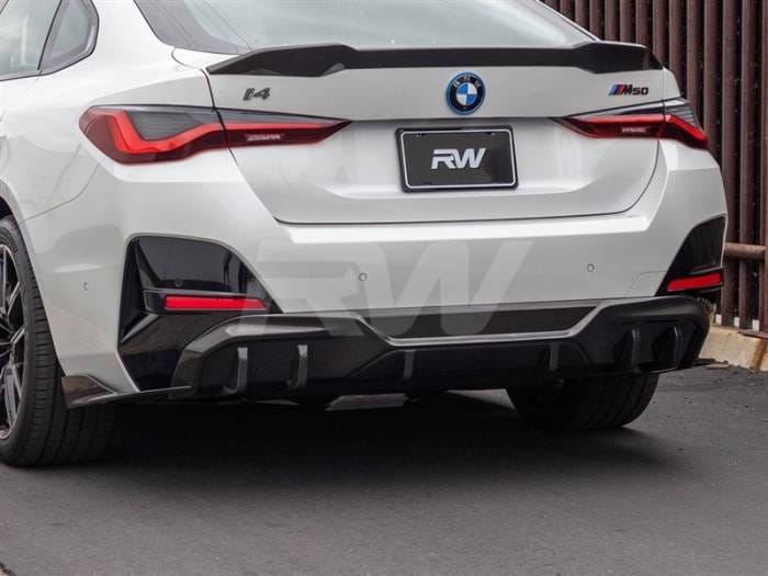 BMW i4 Dry Carbon Fiber Rear Diffuser bmwi4001