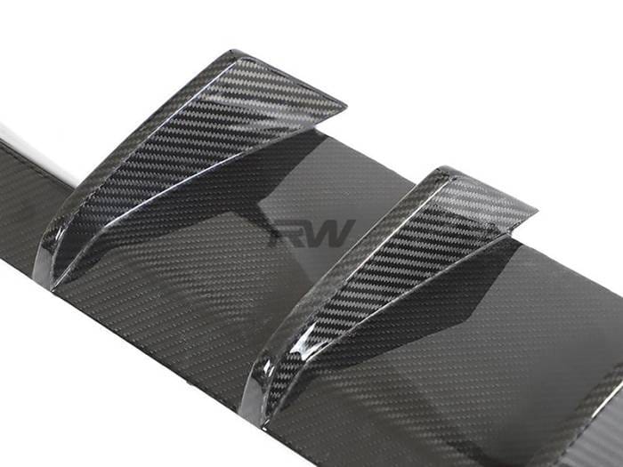 BMW G87 M2 RWS Carbon Fiber 3 Piece Rear Diffuser bmwg8708 thumbnail 5