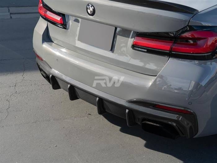 BMW G30 5-Series LCI RWS Carbon Fiber Diffuser bmwg30030 thumbnail 5
