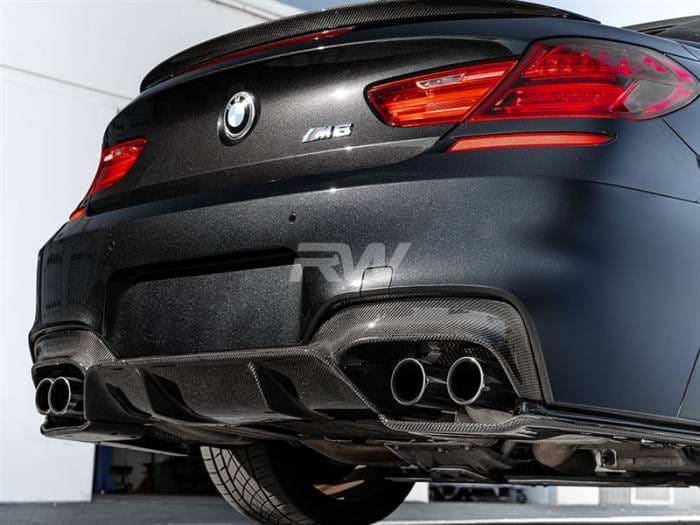 BMW F06 F12 F13 M6 3D Style Carbon Fiber Diffuser bmwf12020