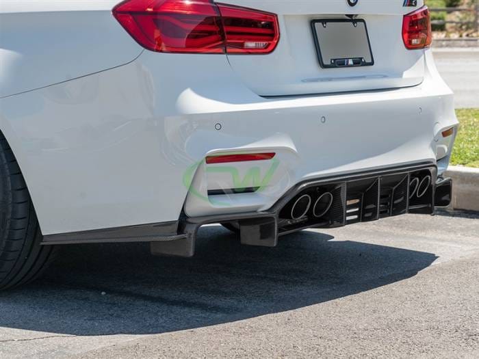 BMW F8X M3 M4 Exotics V2 Style CF Rear Diffuser bmwf8x035