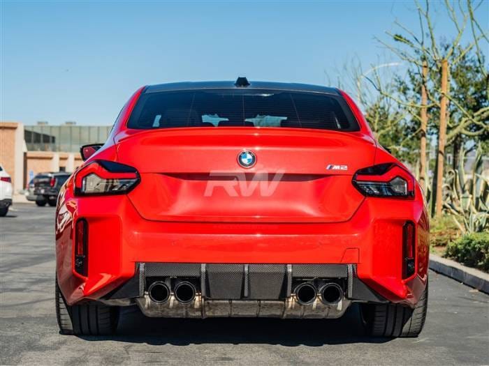 BMW G87 M2 Performance Style Carbon Fiber Diffuser bmwg8706 thumbnail 2