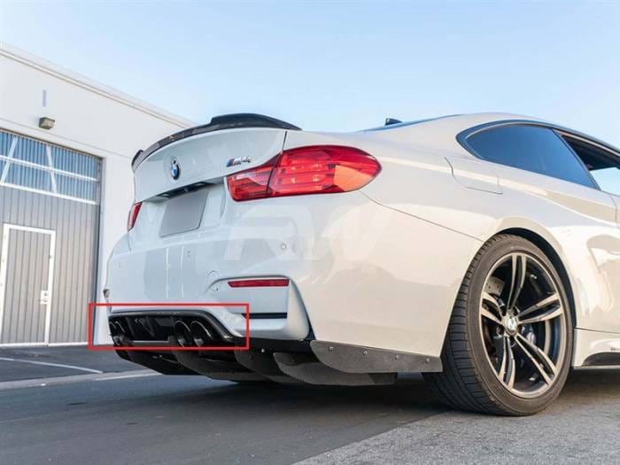 BMW F8X M3 M4 Varis Style CF Rear Diffuser bmwf8x054 thumbnail 3