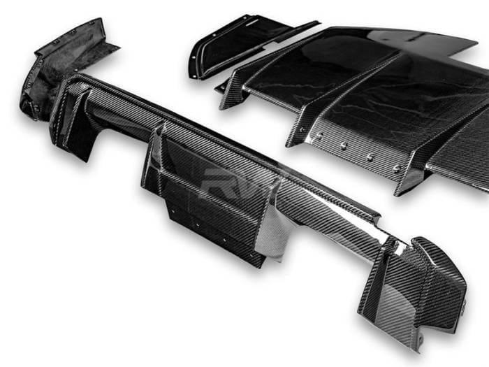 BMW G80 M3 Carbon Fiber GTX Diffuser+Undertray bmwg80026 thumbnail 6
