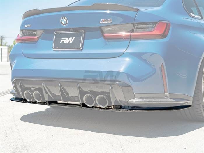 BMW G80 M3 RWS Carbon Fiber Lower Diffuser bmwg80025