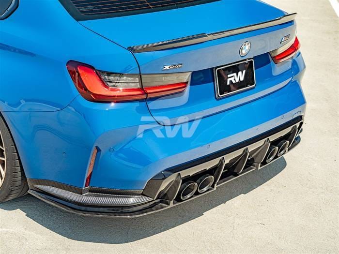 BMW G80 M3 RWS Carbon Fiber Lower Diffuser bmwg80025 thumbnail 2