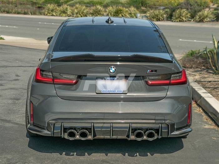 BMW G80 M3 OEM Style Carbon Fiber Diffuser bmwg8003 thumbnail 2