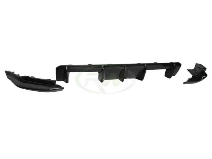 BMW G80 M3 OEM Style Carbon Fiber Diffuser bmwg8003 thumbnail 4