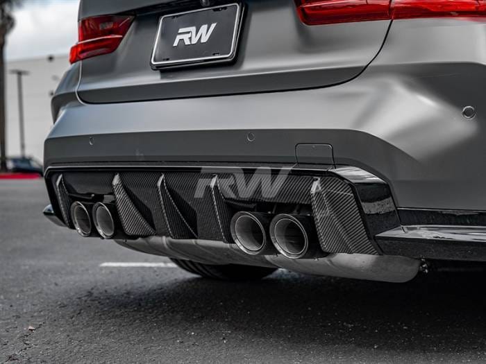 BMW G8X M3/M4 OEM Style Carbon Fiber Diffuser bmwg8209