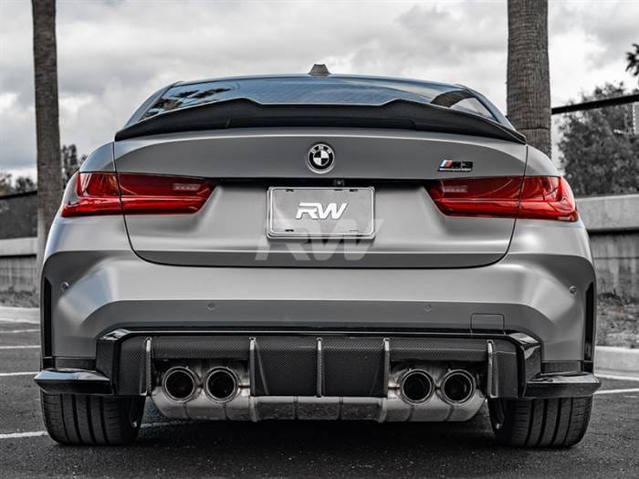 BMW G8X M3/M4 OEM Style Carbon Fiber Diffuser bmwg8209 thumbnail 2