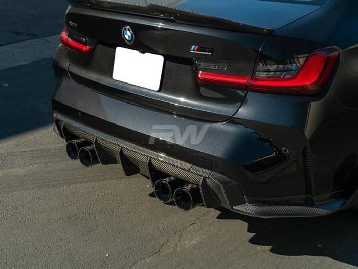 BMW G8X M3/M4 OEM Style Carbon Fiber Diffuser bmwg8209 thumbnail 4