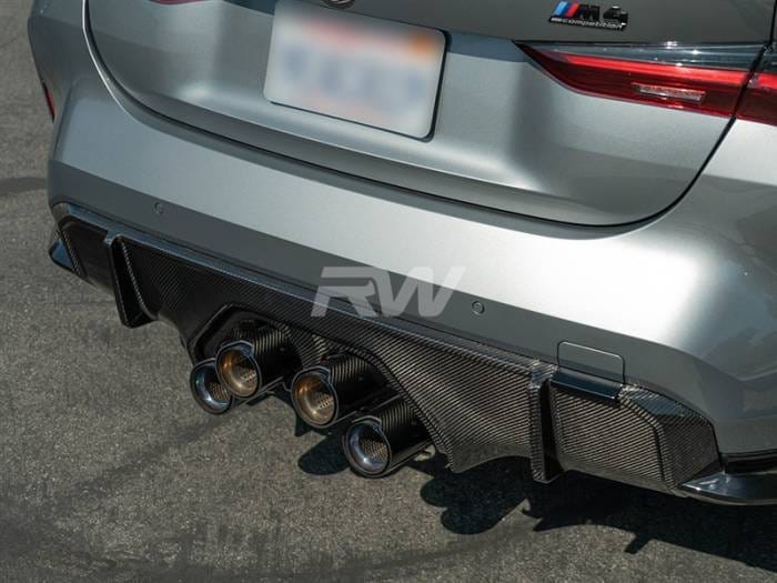 BMW G8X M3/M4 Carbon Fiber Perf. Style Diffuser bmwg8010
