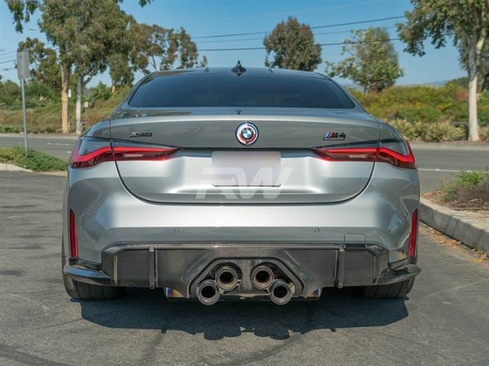 BMW G8X M3/M4 Carbon Fiber Perf. Style Diffuser bmwg8010 thumbnail 2