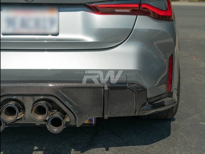 BMW G8X M3/M4 Carbon Fiber Perf. Style Diffuser bmwg8010 thumbnail 3