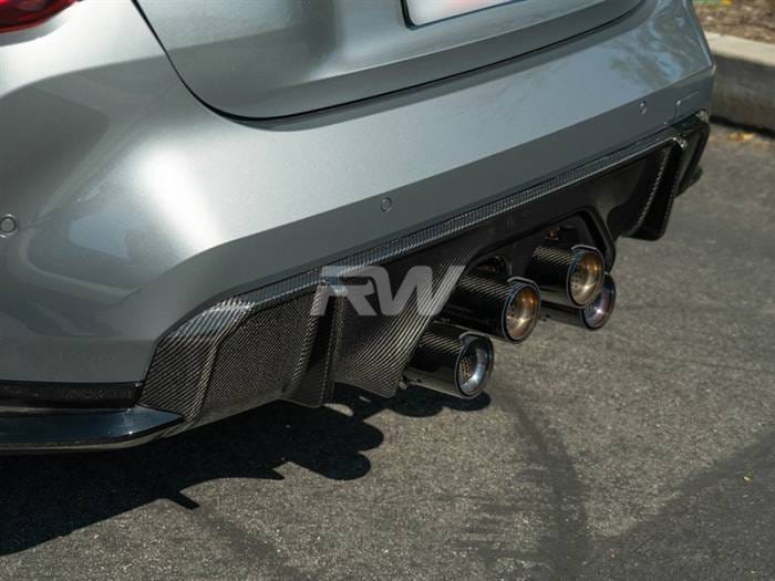 BMW G8X M3/M4 Carbon Fiber Perf. Style Diffuser bmwg8010 thumbnail 4