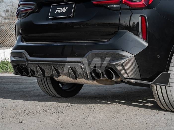 BMW F97 X3M LCI Carbon Fiber Diffuser bmwf97019