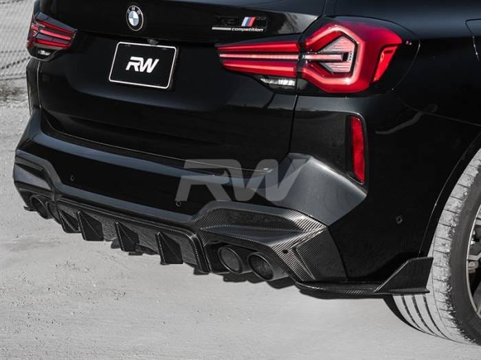 BMW F97 X3M LCI Carbon Fiber Diffuser bmwf97019 thumbnail 2