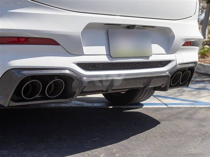 BMW F98 X4M 3D Style Carbon Fiber Diffuser bmwf9801 thumbnail 2
