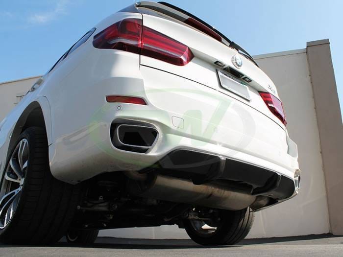 BMW F15 X5 M Sport Carbon Fiber Rear Diffuser bmwf15015 thumbnail 2