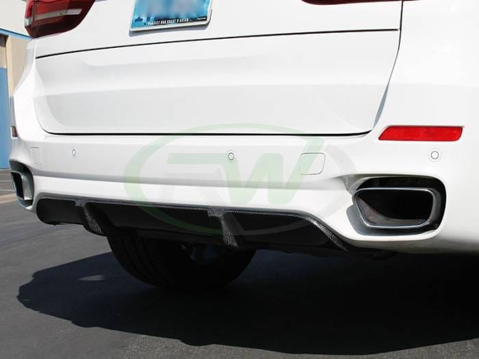 BMW F15 X5 M Sport Carbon Fiber Rear Diffuser bmwf15015 thumbnail 3