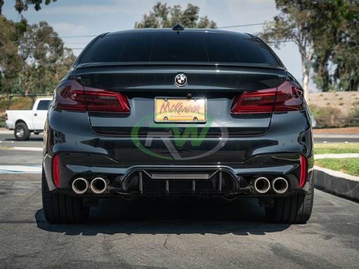 BMW F90 M5 Performance Style Carbon Fiber Diffuser bmwf9001 thumbnail 2