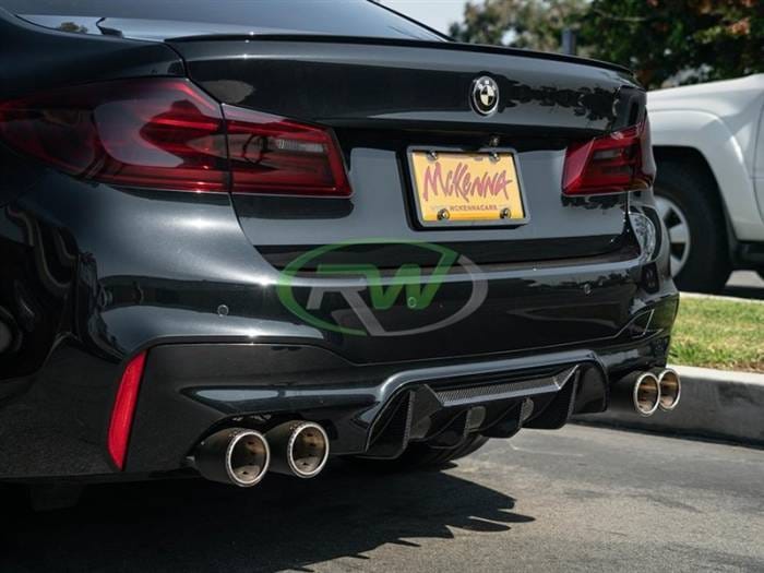 BMW F90 M5 Performance Style Carbon Fiber Diffuser bmwf9001 thumbnail 3