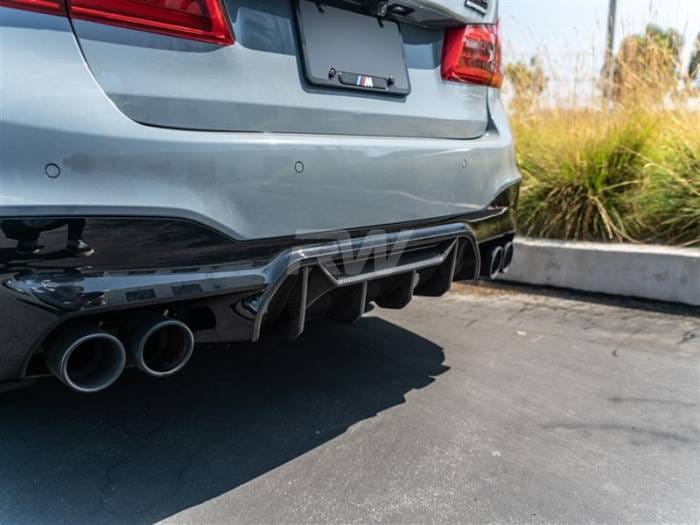 BMW F90 M5 Performance Style Carbon Fiber Diffuser bmwf9001 thumbnail 6
