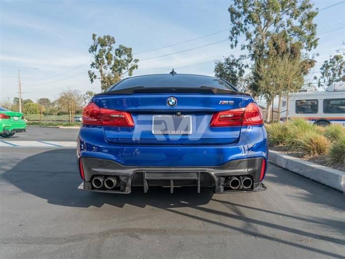 BMW F90 M5 RWS Carbon Fiber Rear Diffuser bmwf9016 thumbnail 2