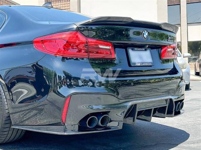 BMW F90 M5 RWS Carbon Fiber Rear Diffuser bmwf9016 thumbnail 5
