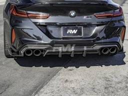 BMW F91 F92 F93 M8 SQ Style Carbon Fiber Diffuser bmwF91014