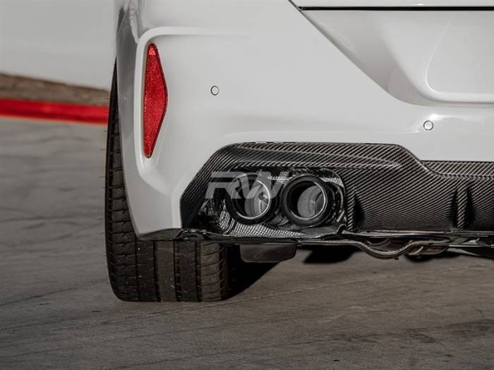 BMW F91 F92 F93 M8 OE Style Carbon Fiber Diffuser bmwf9105 thumbnail 4