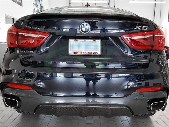 BMW F16 X6 M Sport Carbon Fiber Diffuser bmwf16004 thumbnail 2