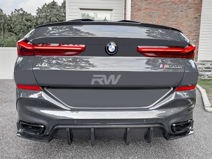 BMW G06 X6 DTM Carbon Fiber Diffuser bmwg06009 thumbnail 2