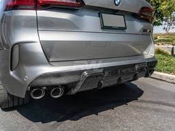 BMW F95 X5M/F96 X6M RWS Carbon Fiber Diffuser bmwf95010
