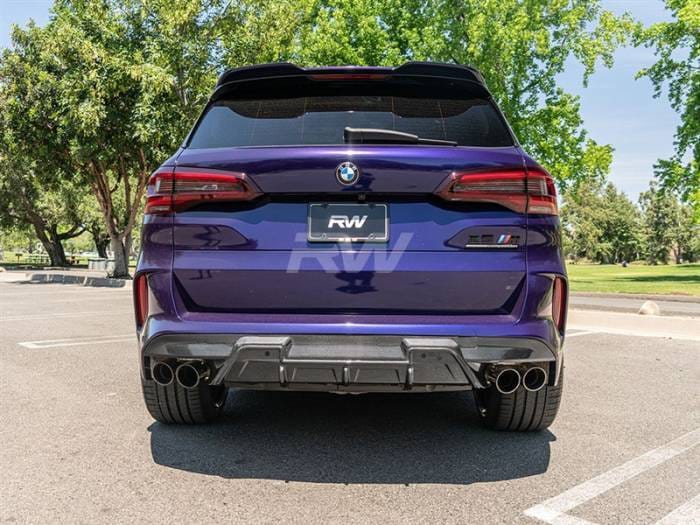 BMW F95 X5M/F96 X6M RWS Carbon Fiber Diffuser bmwf95010 thumbnail 4