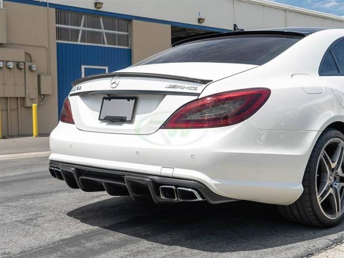 Mercedes W218 CLS63 Renn Style Carbon Fiber Diffuser mercw21805